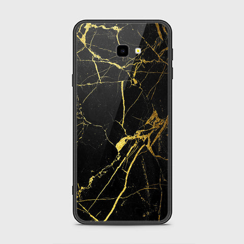 Samsung Galaxy J7 Prime Cover- Black Marble Series - HQ Ultra Shine Premium Infinity Glass Soft Silicon Borders Case