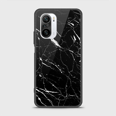 Xiaomi Redmi K40 Pro Cover - Black Marble Series - HQ Ultra Shine Premium Infinity Glass Soft Silicon Borders Casee