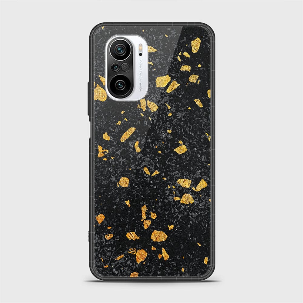 Xiaomi Poco F3 Cover - Black Marble Series - HQ Ultra Shine Premium Infinity Glass Soft Silicon Borders Casee (Fast Delivery) (H)