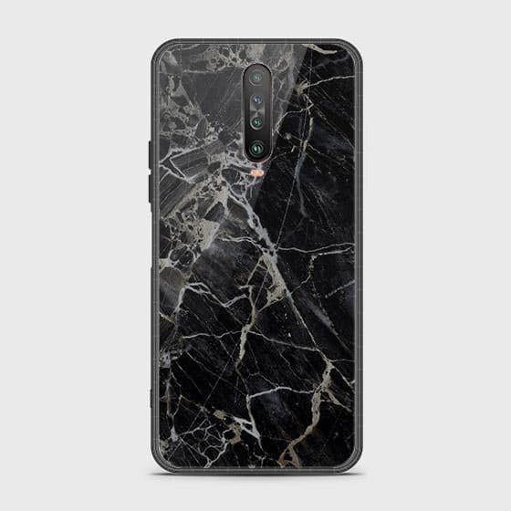 Xiaomi Poco X2 Cover - Black Marble Series - HQ Ultra Shine Premium Infinity Glass Soft Silicon Borders Case