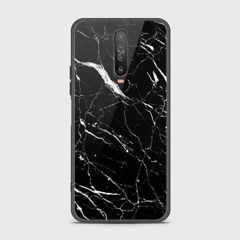 Xiaomi Poco X2 Cover - Black Marble Series - HQ Ultra Shine Premium Infinity Glass Soft Silicon Borders Case