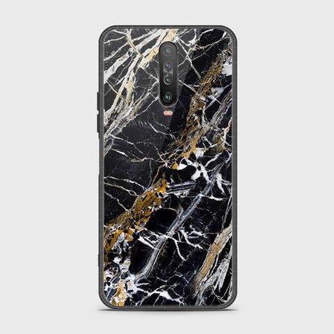 Xiaomi Poco X2 Cover - Black Marble Series - HQ Ultra Shine Premium Infinity Glass Soft Silicon Borders Case