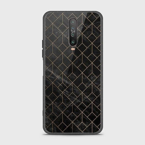 Xiaomi Poco X2 Cover - Black Marble Series - HQ Ultra Shine Premium Infinity Glass Soft Silicon Borders Case