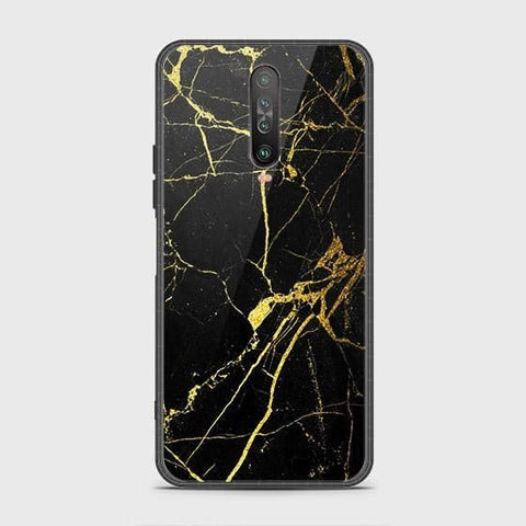 Xiaomi Poco X2 Cover - Black Marble Series - HQ Ultra Shine Premium Infinity Glass Soft Silicon Borders Case