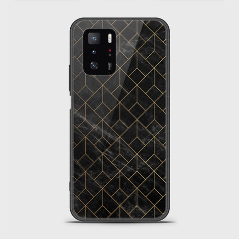 Xiaomi Poco X3 GT Cover - Black Marble Series - HQ Ultra Shine Premium Infinity Glass Soft Silicon Borders Casee