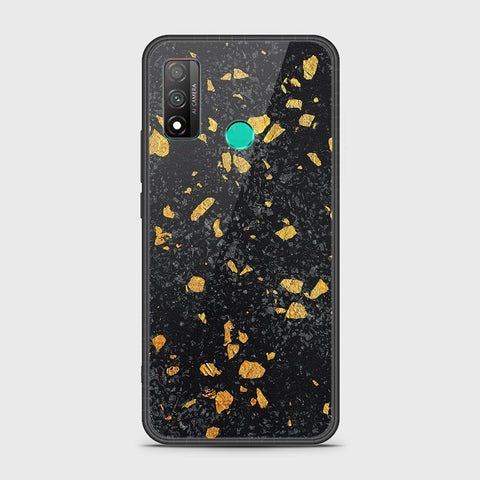 Huawei P smart 2020 Cover - Black Marble Series - HQ Ultra Shine Premium Infinity Glass Soft Silicon Borders Case