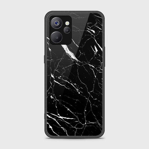 Realme 10 5G Cover- Black Marble Series - HQ Ultra Shine Premium Infinity Glass Soft Silicon Borders Case