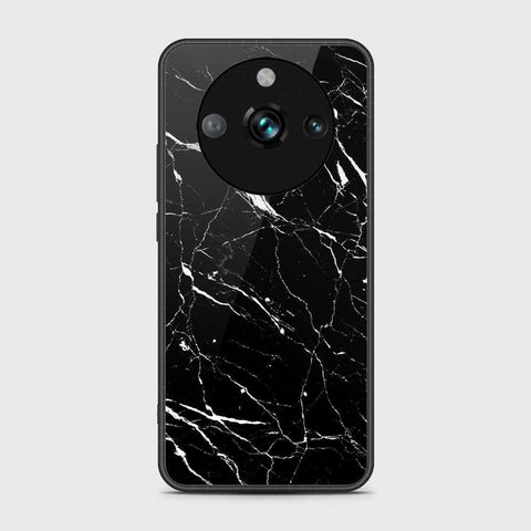 Realme 11 Pro Plus Cover- Black Marble Series - HQ Ultra Shine Premium Infinity Glass Soft Silicon Borders Case