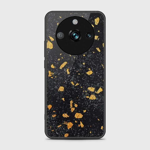 Realme 11 Pro Plus Cover- Black Marble Series - HQ Ultra Shine Premium Infinity Glass Soft Silicon Borders Case