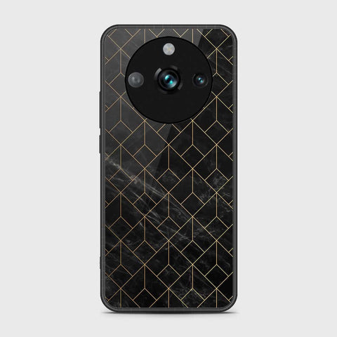 Realme 11 Pro Plus Cover- Black Marble Series - HQ Ultra Shine Premium Infinity Glass Soft Silicon Borders Case