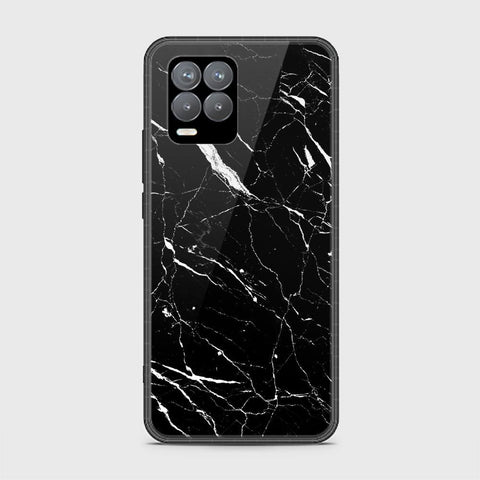 Realme 8 Pro Cover - Black Marble Series - HQ Ultra Shine Premium Infinity Glass Soft Silicon Borders Casee