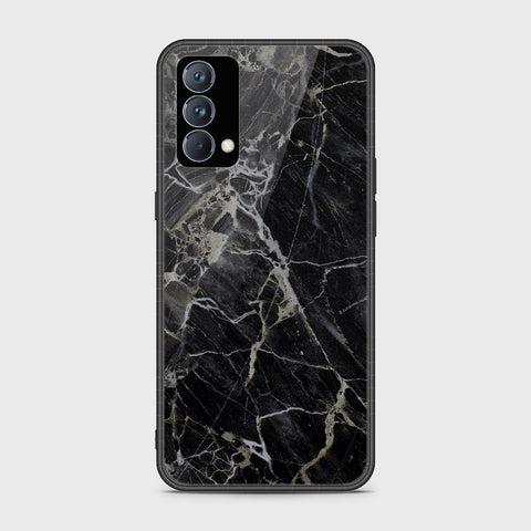 Realme GT Master Cover- Black Marble Series - HQ Ultra Shine Premium Infinity Glass Soft Silicon Borders Case