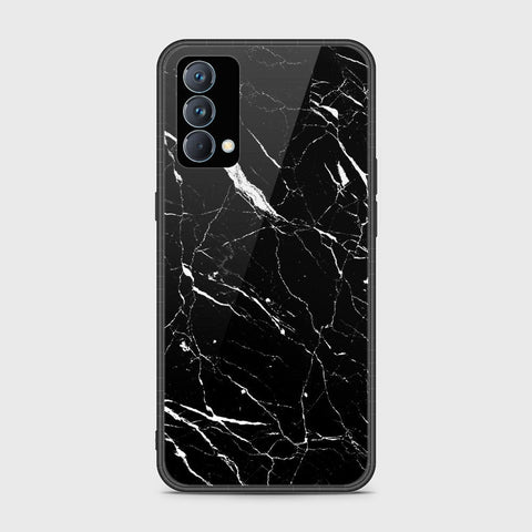 Realme GT Master Cover- Black Marble Series - HQ Ultra Shine Premium Infinity Glass Soft Silicon Borders Case