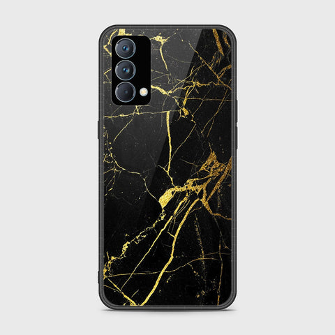 Realme GT Master Cover- Black Marble Series - HQ Ultra Shine Premium Infinity Glass Soft Silicon Borders Case