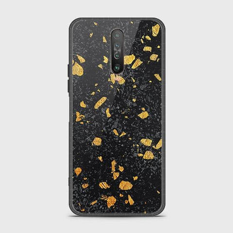 Xiaomi Redmi K30 Cover - Black Marble Series - HQ Ultra Shine Premium Infinity Glass Soft Silicon Borders Case