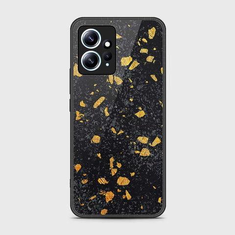 Xiaomi Redmi Note 12 4G Cover- Black Marble Series - HQ Ultra Shine Premium Infinity Glass Soft Silicon Borders Case