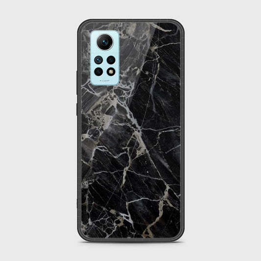 Xiaomi Redmi Note 12 Pro 4G Cover- Black Marble Series - HQ Ultra Shine Premium Infinity Glass Soft Silicon Borders Case