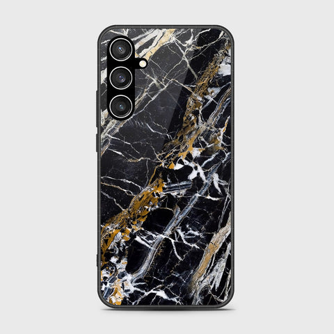 Samsung Galaxy S23 FE  Cover- Black Marble Series - HQ Ultra Shine Premium Infinity Glass Soft Silicon Borders Case