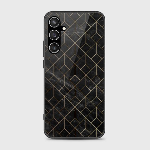 Samsung Galaxy S23 FE  Cover- Black Marble Series - HQ Ultra Shine Premium Infinity Glass Soft Silicon Borders Case