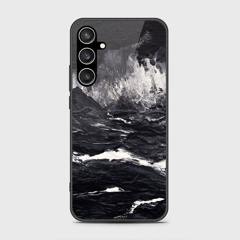 Samsung Galaxy S23 FE  Cover- Black Marble Series - HQ Ultra Shine Premium Infinity Glass Soft Silicon Borders Case