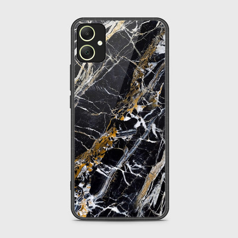 Samsung Galaxy A05 Cover- Black Marble Series - HQ Ultra Shine Premium Infinity Glass Soft Silicon Borders Case