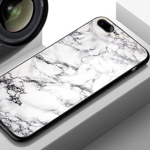 Vivo Y35 4G Cover- White Marble Series - HQ Ultra Shine Premium Infinity Glass Soft Silicon Borders Case