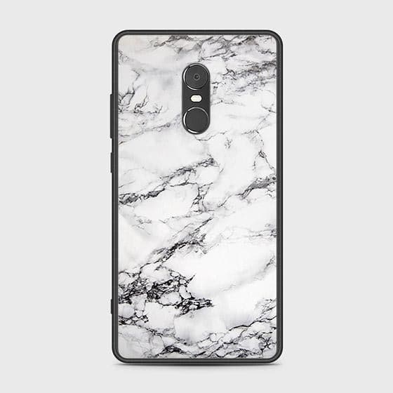 Xiaomi Redmi Note 4 / 4X Cover - White Marble Series - HQ Ultra Shine Premium Infinity Glass Soft Silicon Borders Case