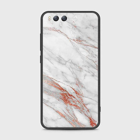 Xiaomi Mi 6 Cover - White Marble Series - HQ Ultra Shine Premium Infinity Glass Soft Silicon Borders Case