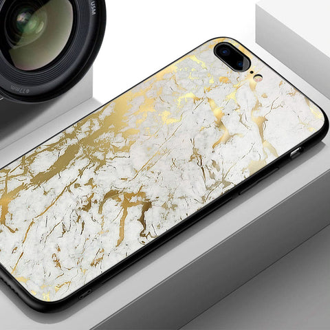 iPhone 15 Pro Cover- White Marble Series - HQ Ultra Shine Premium Infinity Glass Soft Silicon Borders Case