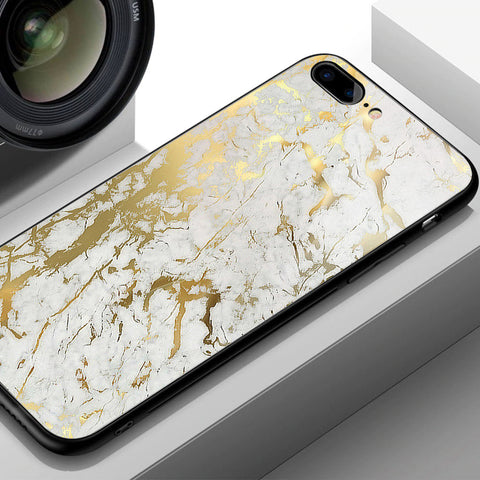 Realme Narzo 50i Cover- White Marble Series - HQ Ultra Shine Premium Infinity Glass Soft Silicon Borders Case