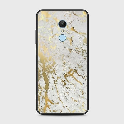 Xiaomi Redmi Note 5 / Redmi 5 Plus Cover - White Marble Series - HQ Ultra Shine Premium Infinity Glass Soft Silicon Borders Case