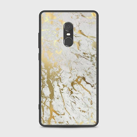 Xiaomi Redmi Note 4 / 4X Cover - White Marble Series - HQ Ultra Shine Premium Infinity Glass Soft Silicon Borders Case