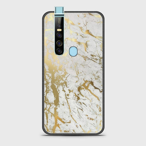 Tecno Camon 15 Pro Cover- White Marble Series - HQ Ultra Shine Premium Infinity Glass Soft Silicon Borders Case