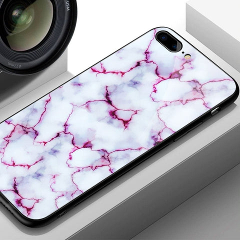 Samsung Galaxy S6 Edge Plus Cover- White Marble Series - HQ Ultra Shine Premium Infinity Glass Soft Silicon Borders Case