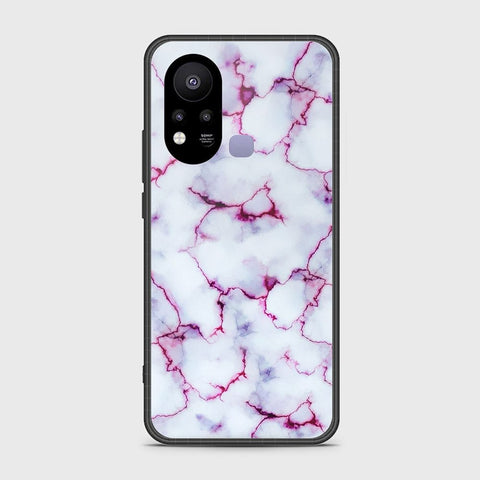 Infinix Hot 11s Cover- White Marble Series - HQ Ultra Shine Premium Infinity Glass Soft Silicon Borders Case