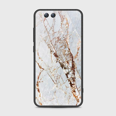 Xiaomi Mi 6 Cover - White Marble Series - HQ Ultra Shine Premium Infinity Glass Soft Silicon Borders Case