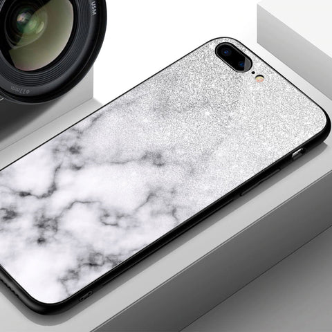 Realme Narzo 50i Cover- White Marble Series - HQ Ultra Shine Premium Infinity Glass Soft Silicon Borders Case