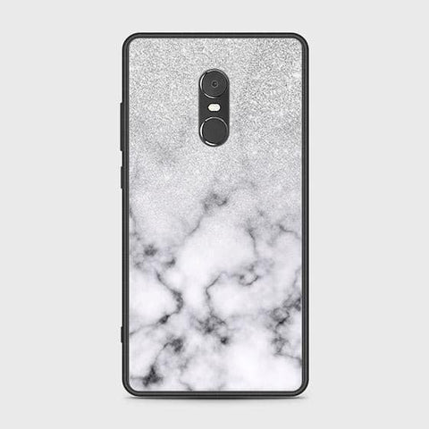Xiaomi Redmi Note 4 / 4X Cover - White Marble Series - HQ Ultra Shine Premium Infinity Glass Soft Silicon Borders Case