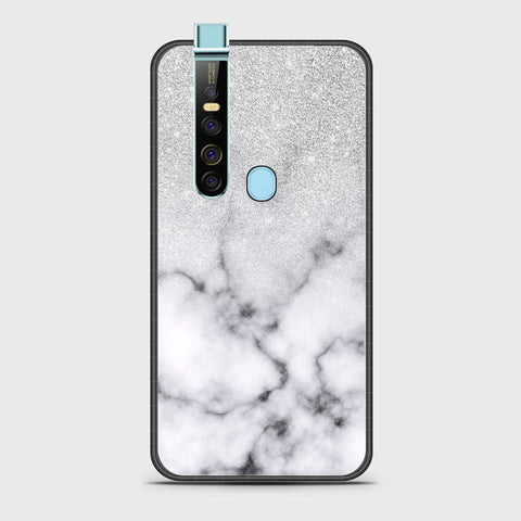 Tecno Camon 15 Pro Cover- White Marble Series - HQ Ultra Shine Premium Infinity Glass Soft Silicon Borders Case