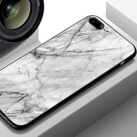 Samsung Galaxy A9 Star Pro Cover - White Marble Series - HQ Ultra Shine Premium Infinity Glass Soft Silicon Borders Case