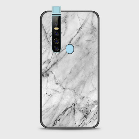 Tecno Camon 15 Pro Cover- White Marble Series - HQ Ultra Shine Premium Infinity Glass Soft Silicon Borders Case