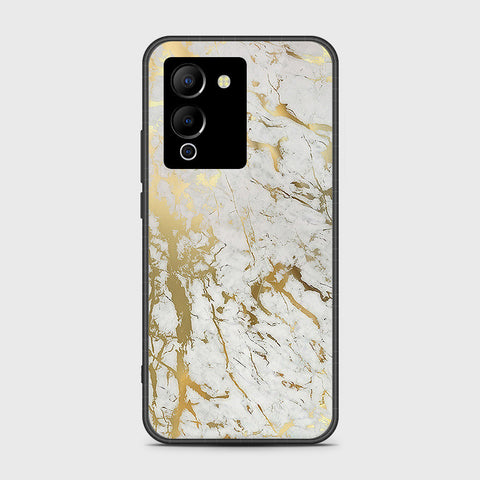 Infinix Note 12 G96 Cover- White Marble Series - HQ Ultra Shine Premium Infinity Glass Soft Silicon Borders Case