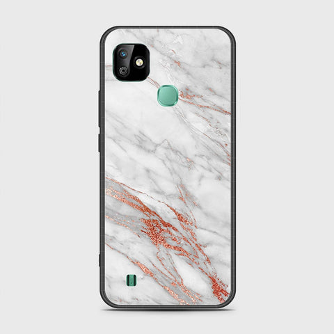 Infinix Smart HD 2021 Cover- White Marble Series - HQ Premium Shine Durable Shatterproof Case