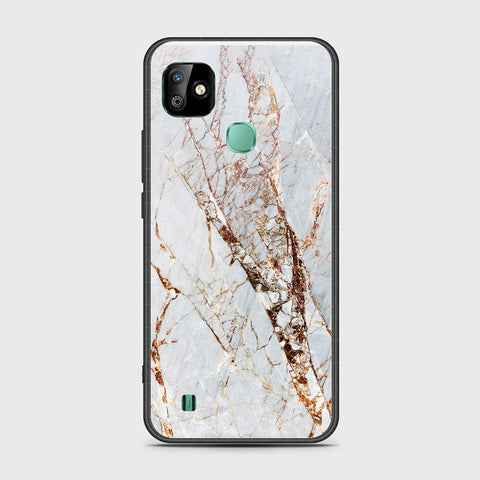 Infinix Smart HD 2021 Cover- White Marble Series - HQ Premium Shine Durable Shatterproof Case