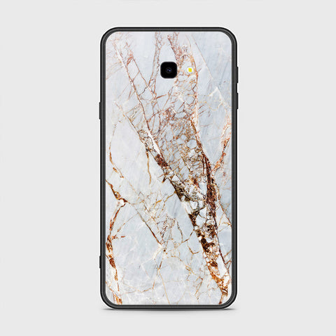 Samsung Galaxy J7 Prime Cover- White Marble Series - HQ Ultra Shine Premium Infinity Glass Soft Silicon Borders Case