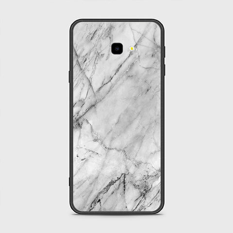 Samsung Galaxy J7 Prime Cover- White Marble Series - HQ Ultra Shine Premium Infinity Glass Soft Silicon Borders Case