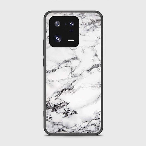 Xiaomi 13 Pro Cover- White Marble Series - HQ Ultra Shine Premium Infinity Glass Soft Silicon Borders Case