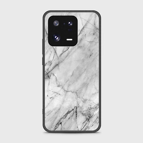 Xiaomi 13 Pro Cover- White Marble Series - HQ Ultra Shine Premium Infinity Glass Soft Silicon Borders Case