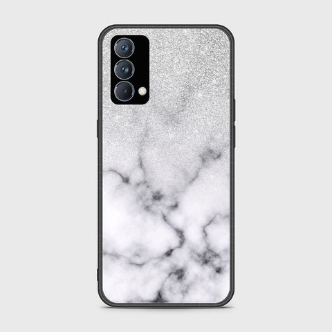 Realme GT Master Cover- White Marble Series - HQ Ultra Shine Premium Infinity Glass Soft Silicon Borders Case