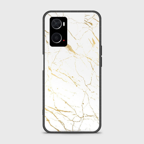 Oppo A36 Cover- White Marble Series 2 - HQ Ultra Shine Premium Infinity Glass Soft Silicon Borders Case